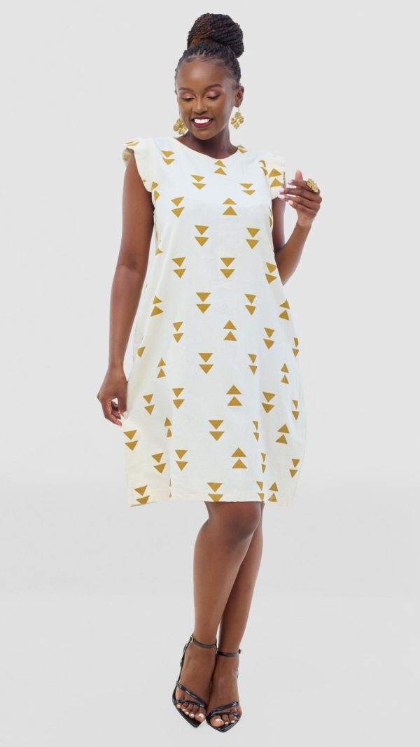 Sassy Print Shift Dress